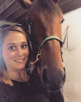 Stuart Stocks Memorial Equine Award winner Holly De Way