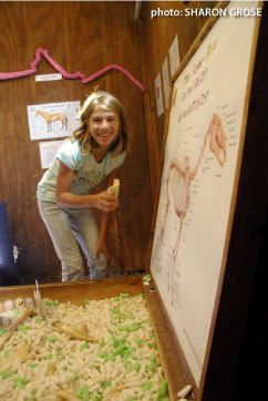 EquiManiac! girl 'discovers' a bone