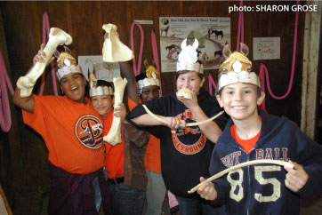 EquiManiacs! holding up Bone Box 'discoveries'